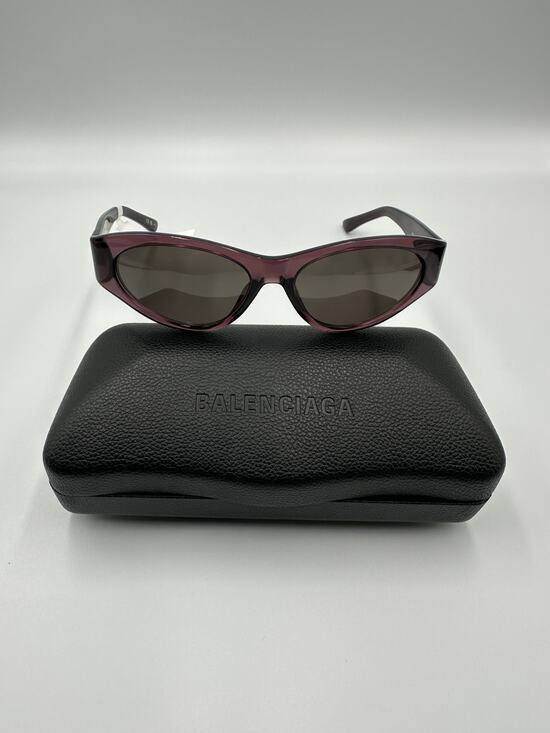 Balenciaga Accessories - New Balenciaga BB0367S frame Violet lenses Grey Sunglasses